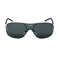 Thumbnail for Yohji Yamamoto Unisex Sunglasses Brushed Silver and Grey Lenses Category 4 - YY10ROCKERC1SUN - Watches & Crystals