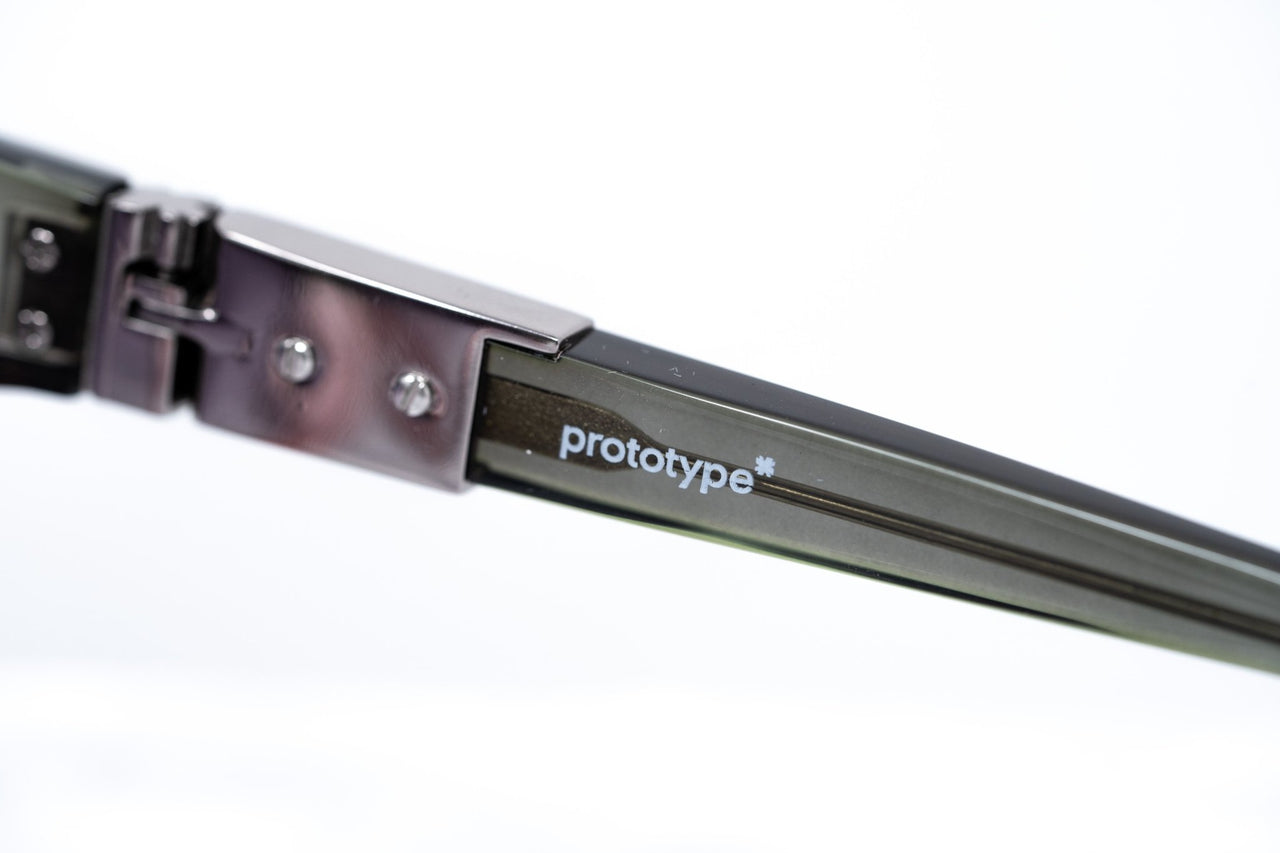 Yohji Yamamoto Unisex Sunglasses Rectangular Grey/Pink and Purple Lenses Category 3 - YY16THORNC4SUN - Watches & Crystals