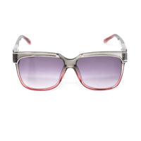 Thumbnail for Yohji Yamamoto Unisex Sunglasses Rectangular Grey/Pink and Purple Lenses Category 3 - YY16THORNC4SUN - Watches & Crystals