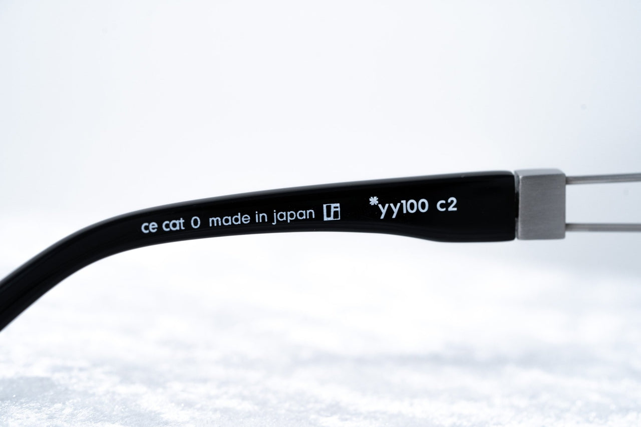 Yohji Yamamoto Unisex Sunglasses Rectangular Silver and Brown Graduated Lenses - 9YY100C2SHINYSILVER - Watches & Crystals