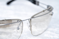 Thumbnail for Yohji Yamamoto Unisex Sunglasses Rectangular Silver and Brown Graduated Lenses - 9YY100C2SHINYSILVER - Watches & Crystals