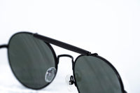 Thumbnail for Yohji Yamamoto Unisex Sunglasses Round Black and Dark Grey Lenses Category 3 - YY12RIDERC3SUN - Watches & Crystals