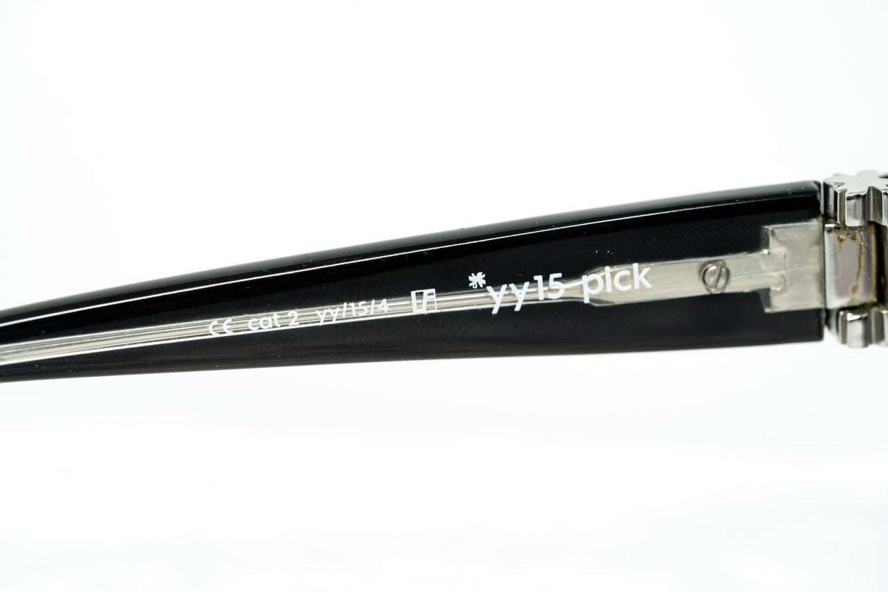 Yohji Yamamoto Unisex Sunglasses Square Black/Pink and Grey Lenses - YY15C4SUN - Watches & Crystals