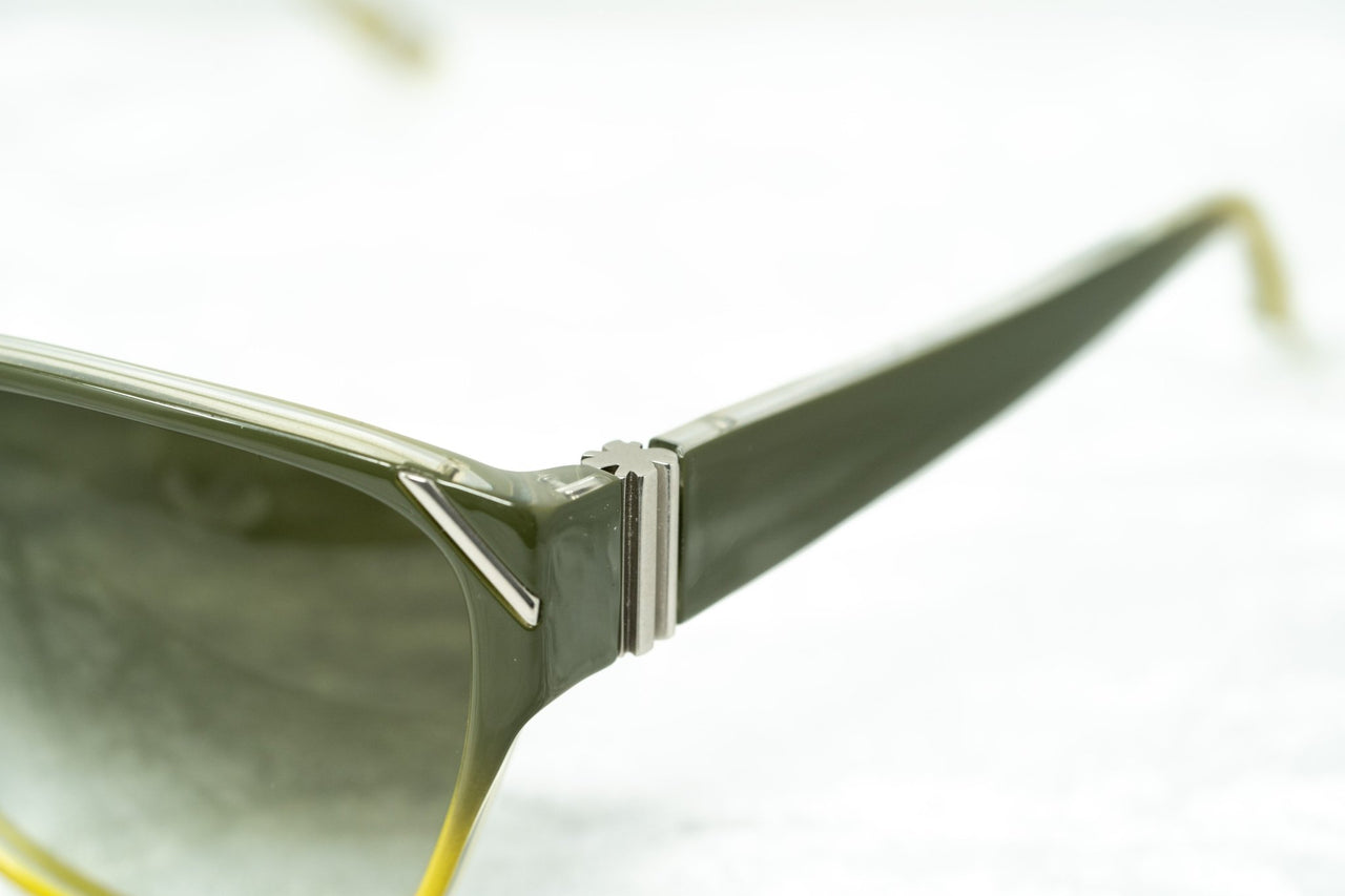 Yohji Yamamoto Unisex Sunglasses Square Green/Yellow and Green Lenses - YY15C1SUN - Watches & Crystals