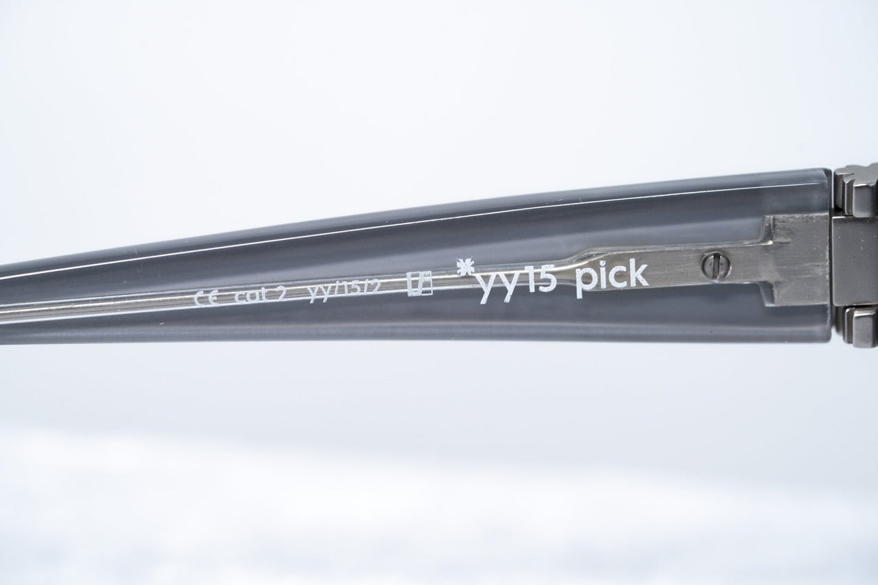 Yohji Yamamoto Unisex Sunglasses Square Grey and Grey Lenses - YY15C2SUN - Watches & Crystals