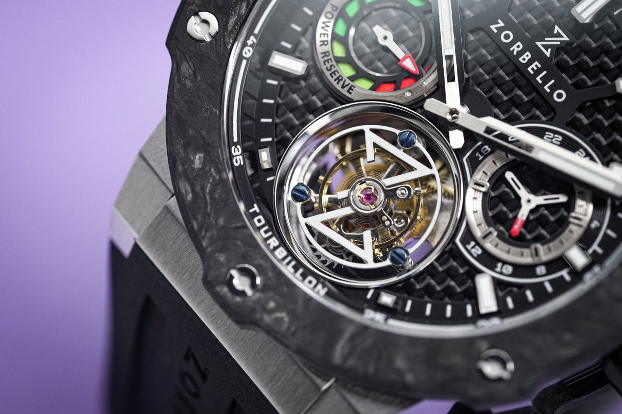 Zorbello T1 Tourbillon Watch Black - Watches & Crystals