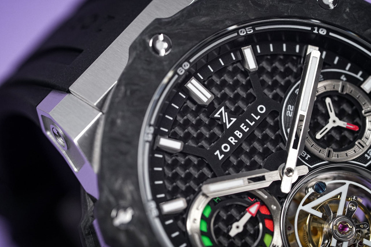 Zorbello T1 Tourbillon Watch Black - Watches & Crystals
