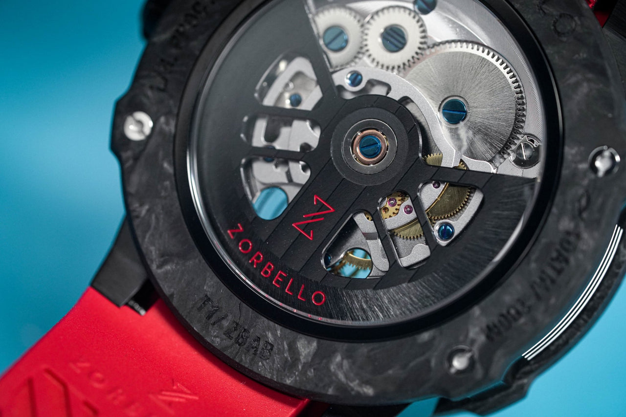 Zorbello T1 Tourbillon Watch Red - Watches & Crystals