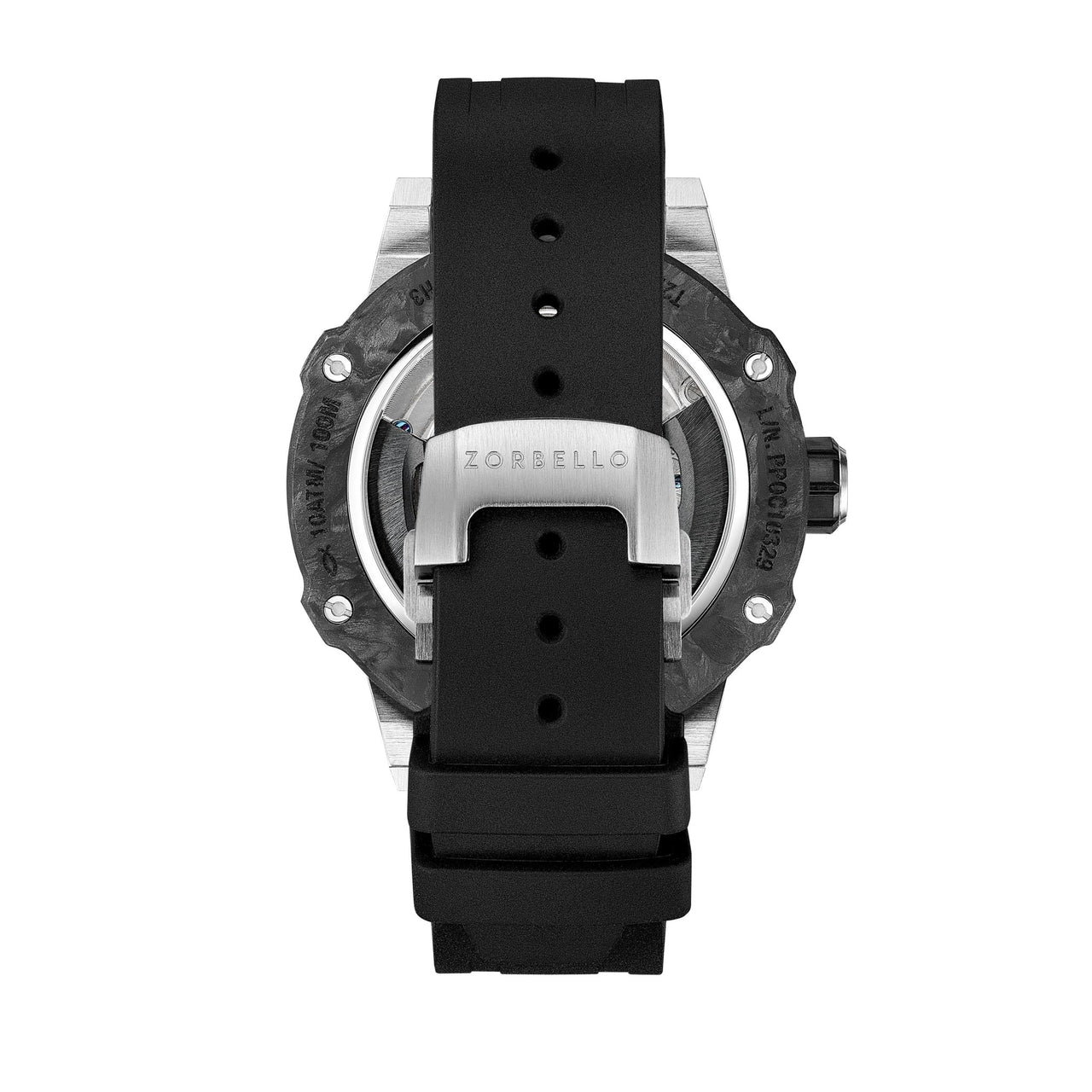 Zorbello T2 Tourbillon Watch Steel Tritium Dial - Watches & Crystals