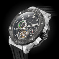 Thumbnail for Zorbello Watch T3 Tourbillon Steel Super-Luminova® Tritium ZBAD005 *Free Watch Winder* - Watches & Crystals